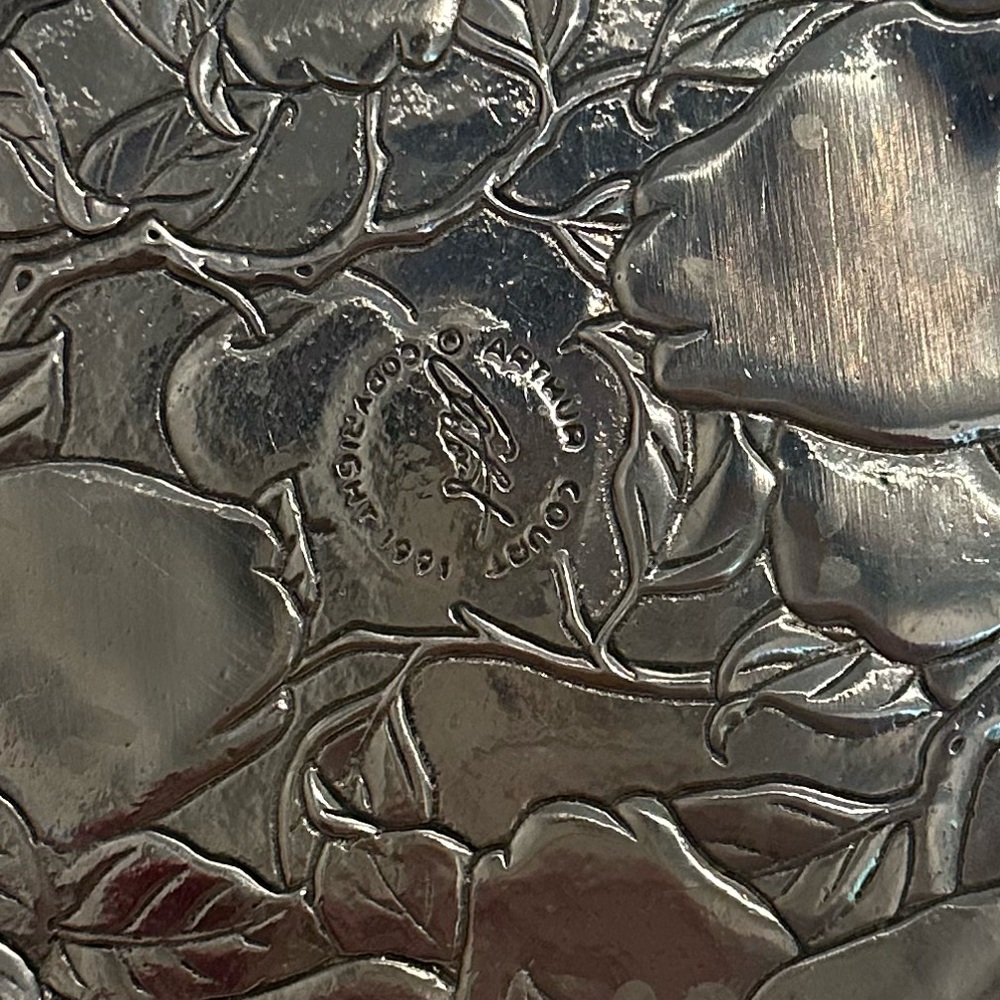1991 Elegant Arthur Court 12inch Silver Fruit Platter - Picture 3 of 4